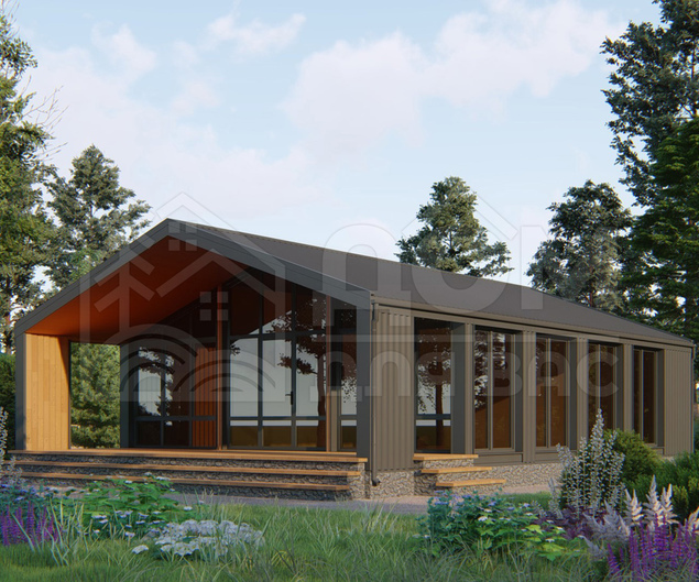 Строительство дома Барнхаус №8