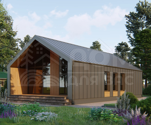 Строительство дома Барнхаус №9